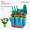 WizKidz Kids Gardening Tool Set with Wheelbarrow Watering Can Gloves Rake Shovel Trowel Double Hoe Apron Boys Girls Outdoor Toys 3