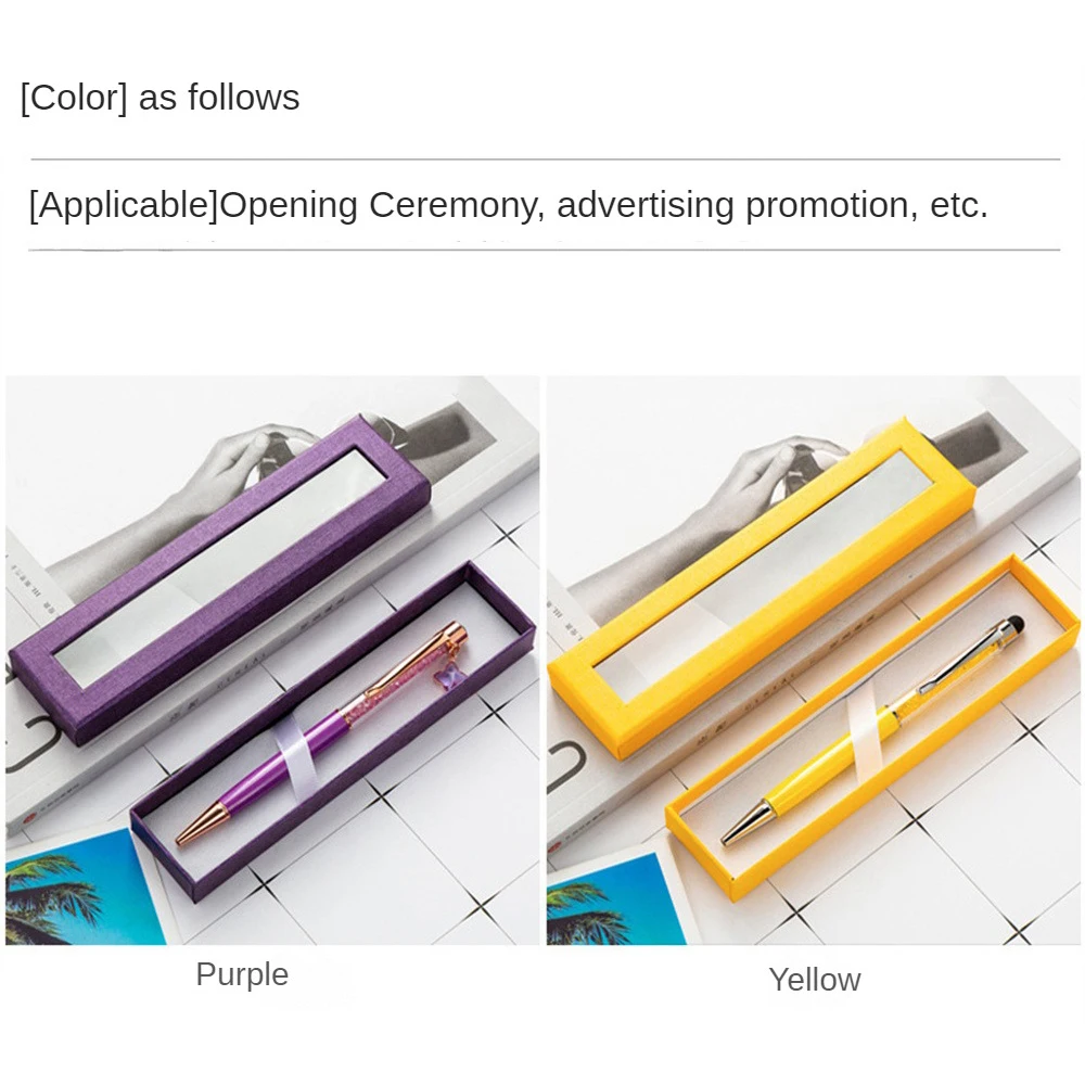 Fashionable Interior Texture Delicate Simple Design Transparent Beautiful Design Innovative Originality Simple Pen Box