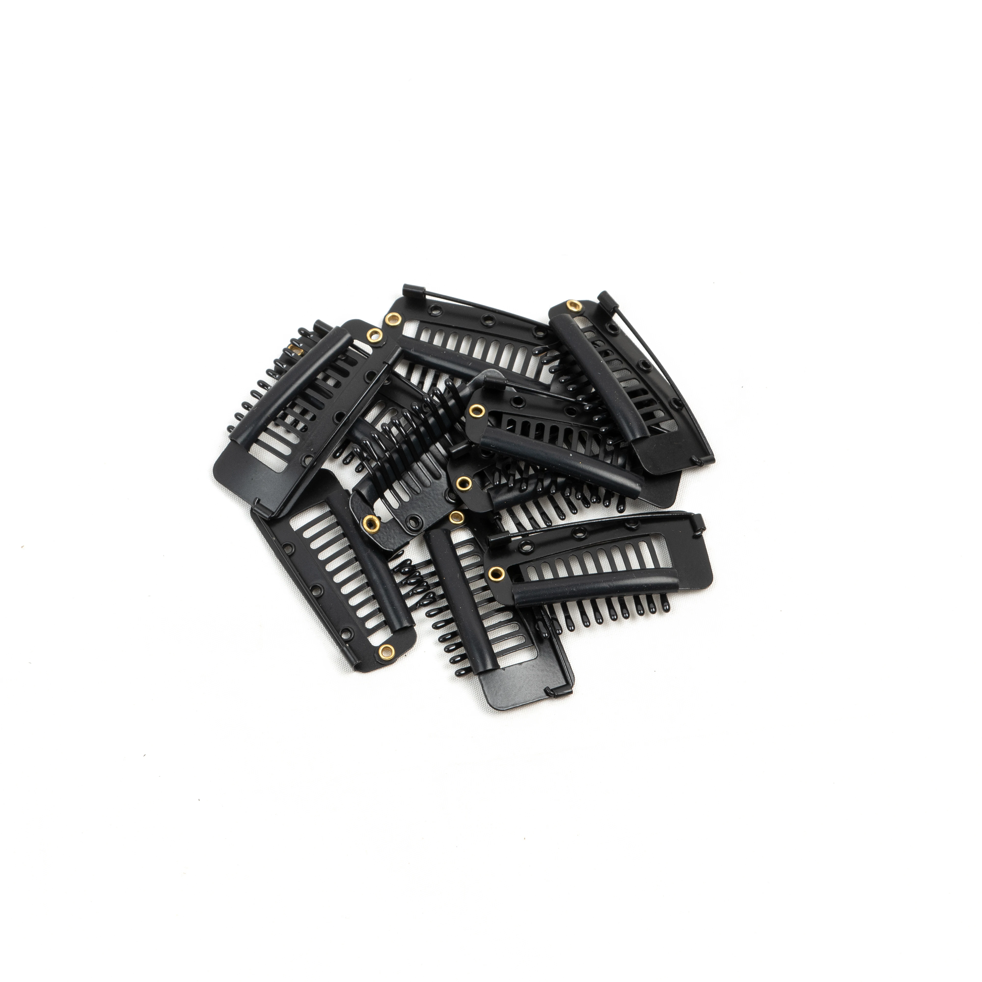 10 pz/20 pz/50 pz clip nell'estensione dei capelli parrucca clip per capelli umani frangia snap clip di capelli per estensioni pettine in metallo per chiusura - immagine 5