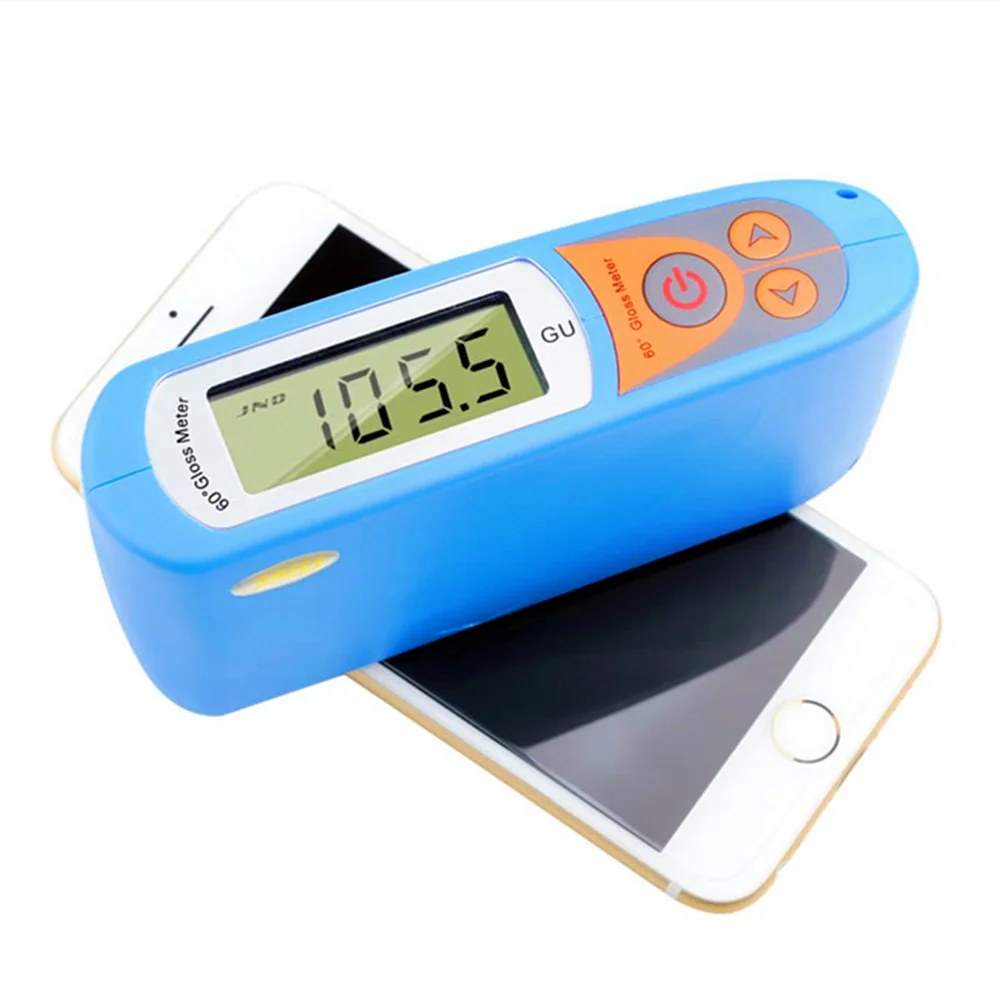 MS6 Gloss Meter 60 Degree Stone Granite Marble Glossmeter 0 to 199GU Range Artificial Store Surface Glossiness Brightness Tester
