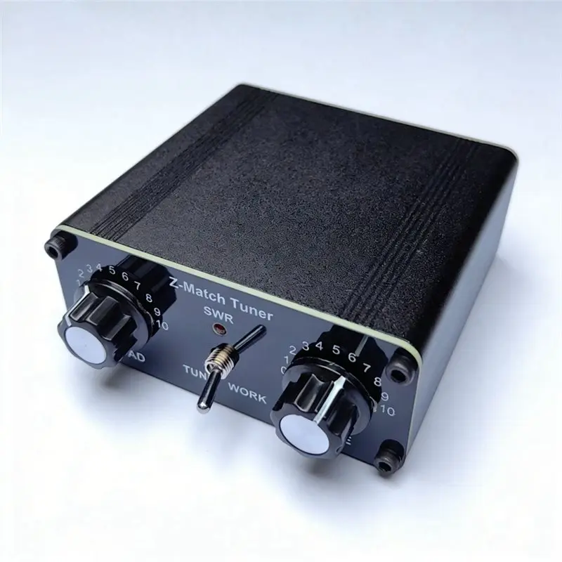 QRP Z-Match 수동 안테나 튜너 3-28 Mhz 업그레이드 튜너(동축 및 밸런스드 스위치 포함)