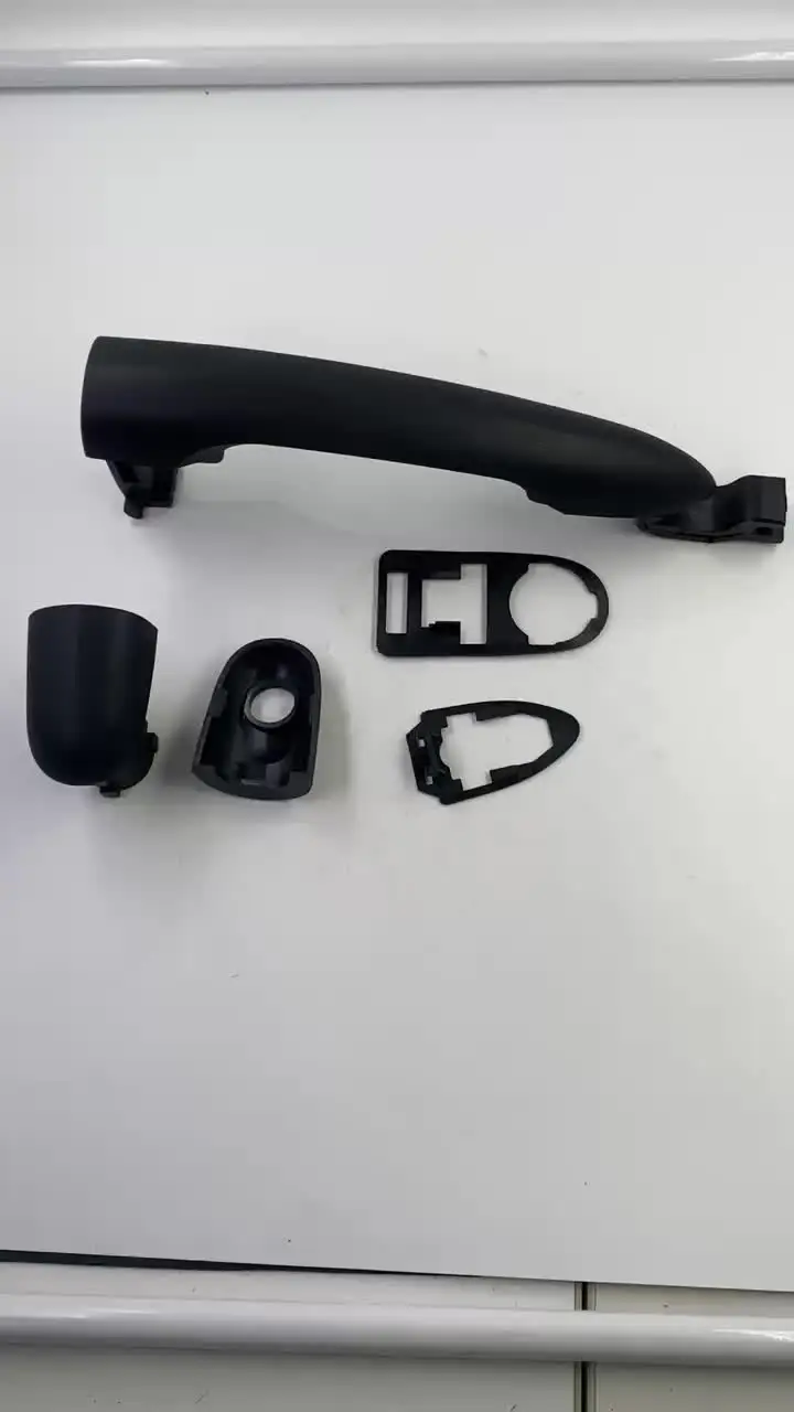 Sudemota Poignée Extérieure Porte Avant/Arrière Gauche+Droite Pour Renault Kangoo Express 2008-2017 – Noir