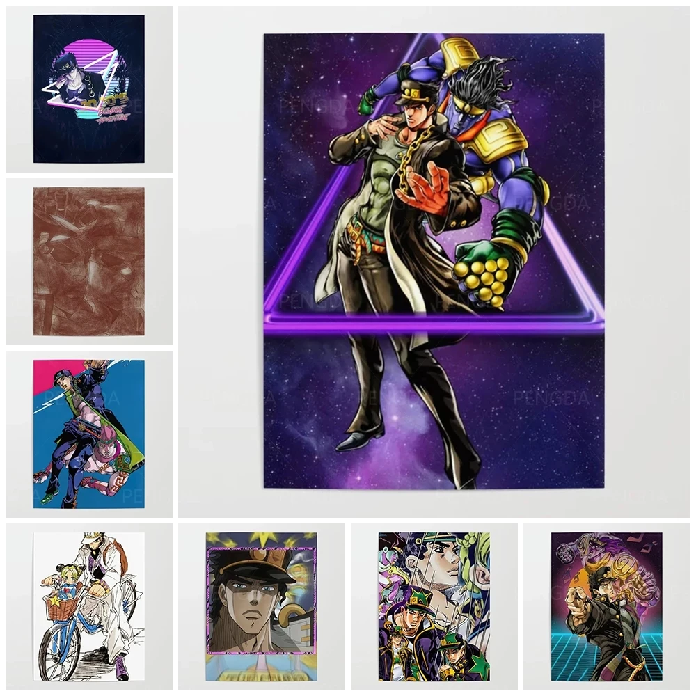Canvas Hd Prints Pictures Jojos Anime Wall Artwork Painting Home
