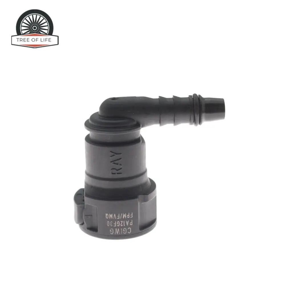 2 PCS Car Fuel Line Quick Connector Hose Coupler ID6 9.89 Nylon Oil Line Pipe for Ford Transit