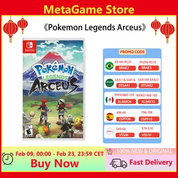 Nuove offerte di giochi per Nintendo Switch Platformer Pokemon Legends Arceus Supporto 13 lingue TV da tavolo portatile