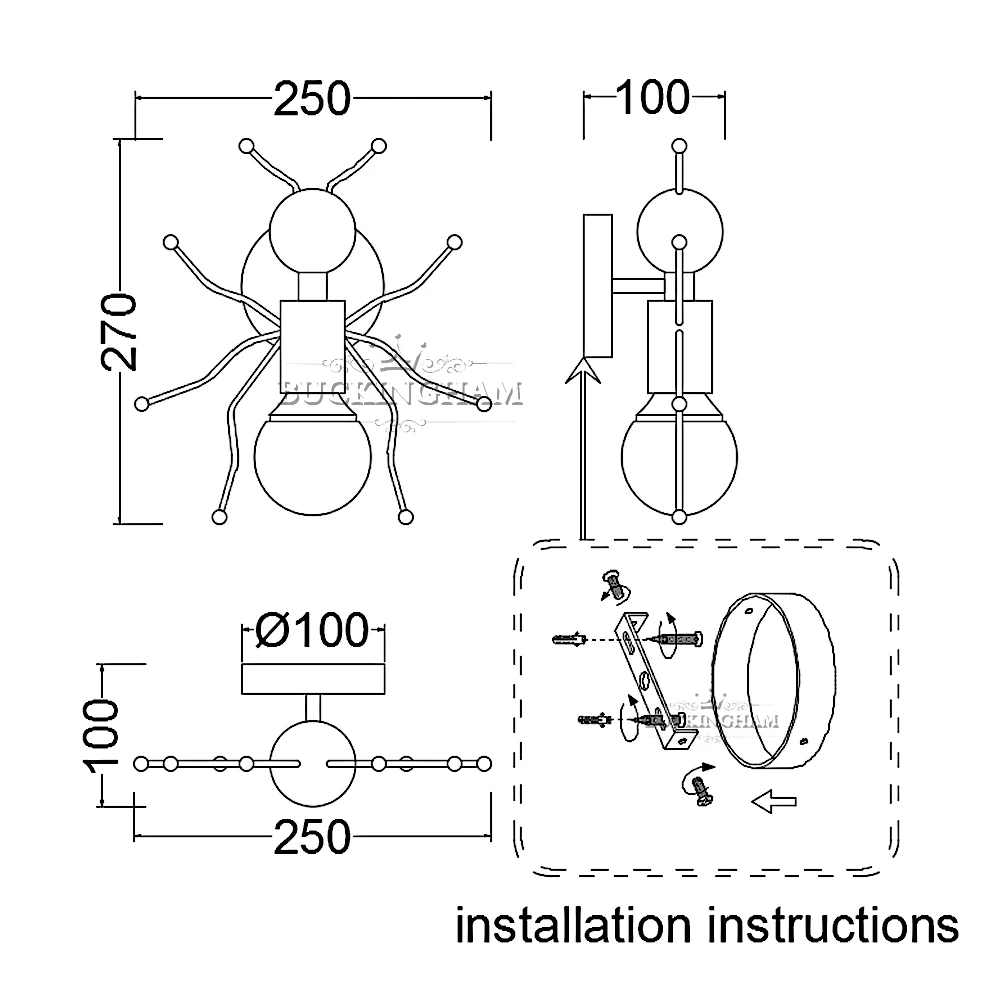 Modern LED  Wall Lamp Nordic Cartoon Doll Wall Lights  American Creative Metal Robot Sconce for Kids Baby Room Living Bedroom 2