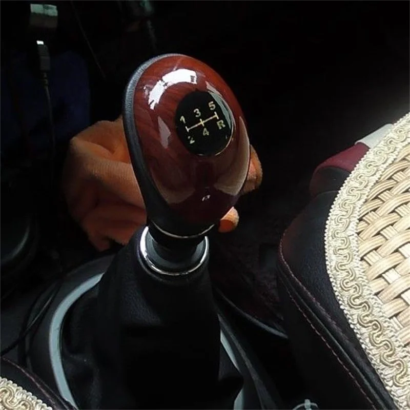 

Car shift head manual shift modified shift head General hanging peachwood shift head row rod head shift rod with gear auto parts