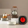 800W Electric Ceramic Stove 220V Mini Square Home Coffee Tea Heater Water-Boiling Stovetop Touch Electric Ceramic Coffee Cooker 3
