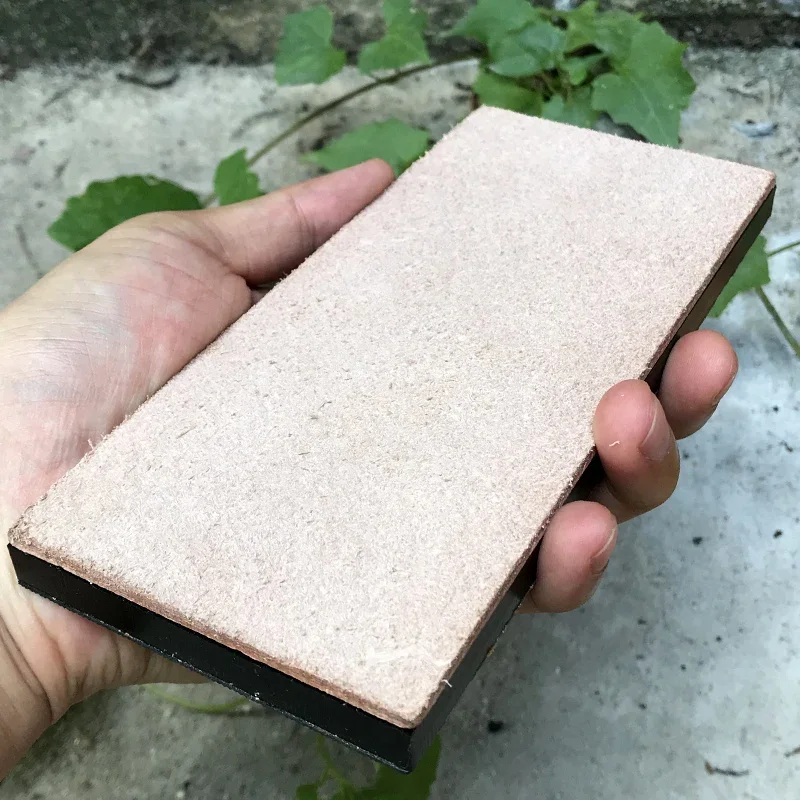 Description Picture 5 of itemLeather Article Polishing Fixed Angle Sharpener Tool Leather Set Honing Strop Cutter Cowhide Polish Belt Grinding Sharpening Wax