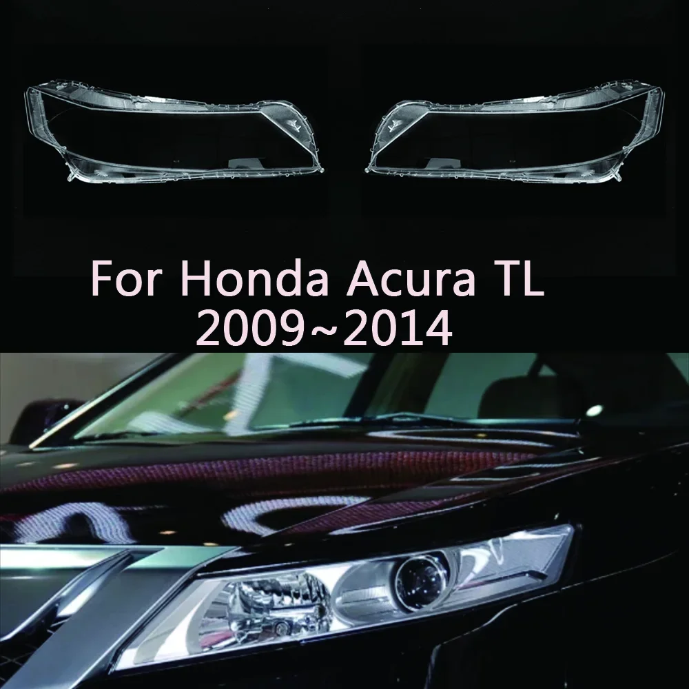 

Крышка для передней фары для Honda Acura TL 2009 ~ 2014, сменный Прозрачный передний абажур для автомобильной фары