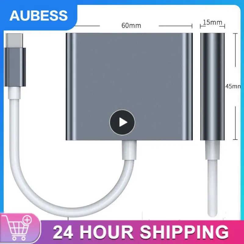 Adattatore Usb Splitter Usb 3.0 Ricarica Rapida Pd Per Macbook Adattatore Docking Station Dell Usb C A Splitter Compatibile Hdmi 4K