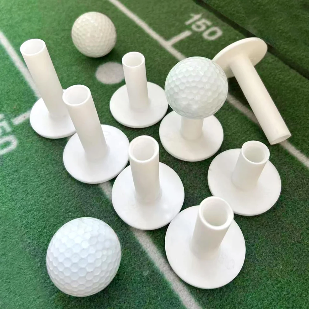 5Pcs Plastic Golf Tees Sports Ball Tees Holder Durable Golf Mat Training Practice Accessories 8 Sizes