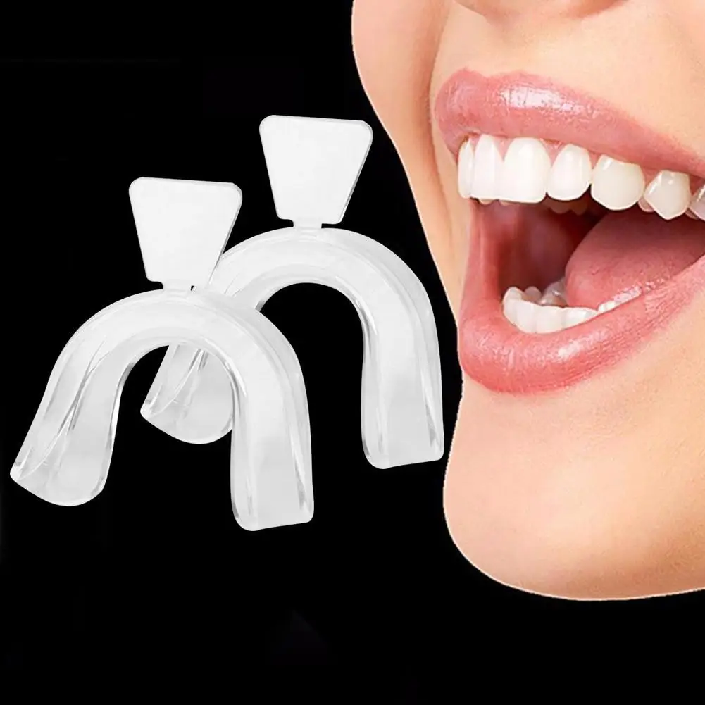 4 Pezzi Protezione Bocca Silicone Sonno Notte Denti Stringere Macinare