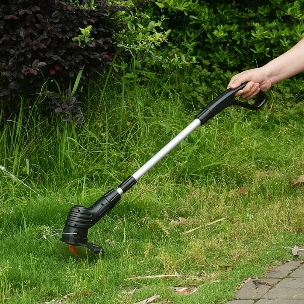 Portable Rechargeable Garden Mower Gardening Lawn Mower Lithium Mower Home Weed Whacker Garden Weed Whacker Weed Wheel 4