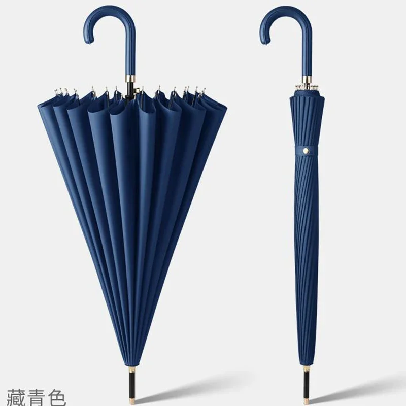 

Golf Uv Umbrella Windproof Water Resistant Beach Large Rain Umbrella Strong Long Handle Paraguas Household Products LJ50YS