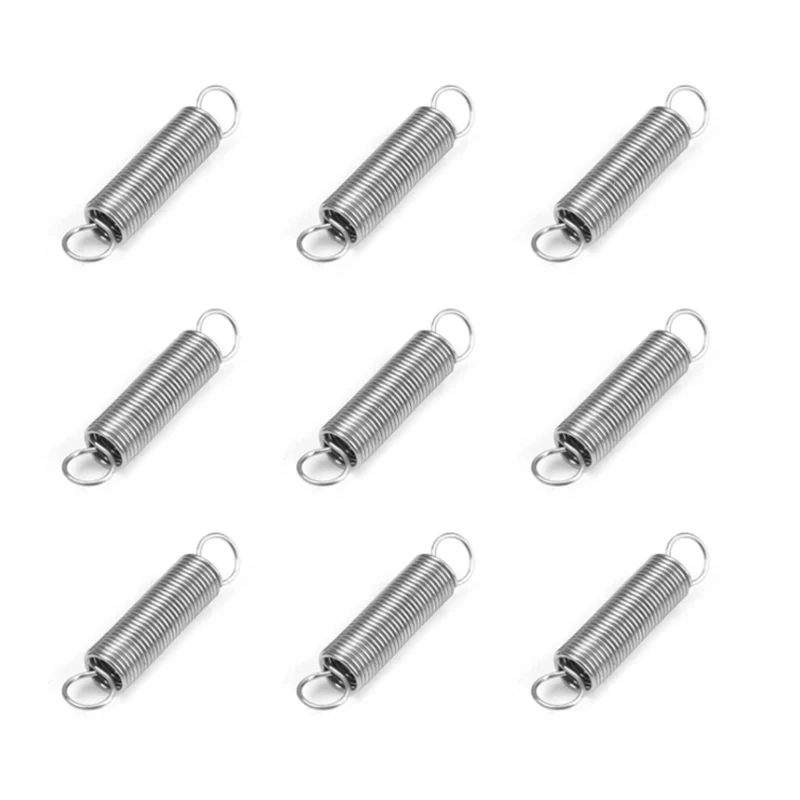 Estensione Molla - 1mm Filo Diametro 10mm OD 60mm Libero Doppio Gancio