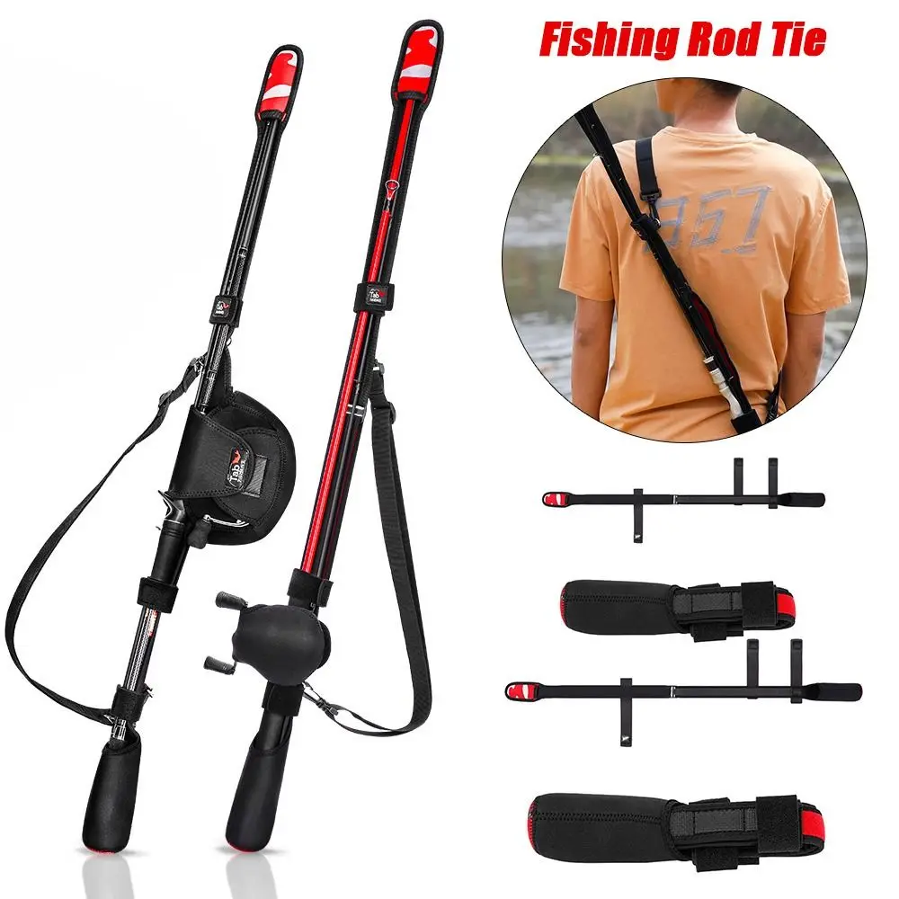 Fishing Rod Carrier Adjustable Fishing Pole Protector Holder Short
