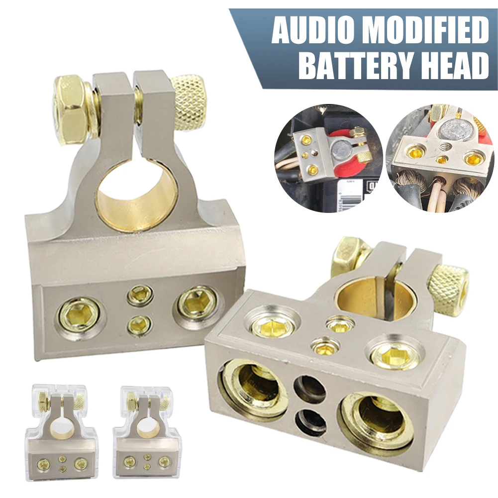 Car Battery Terminal Connectors Car Audio Modification with Cover