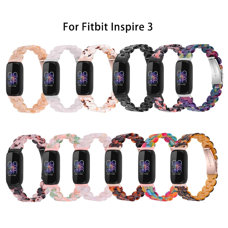 

Resin band for Fitbit inspire 3 smart Watch Elliptical Adjustable Women Men Bracelet strap for fitbit inspire 3 Wristband Correa