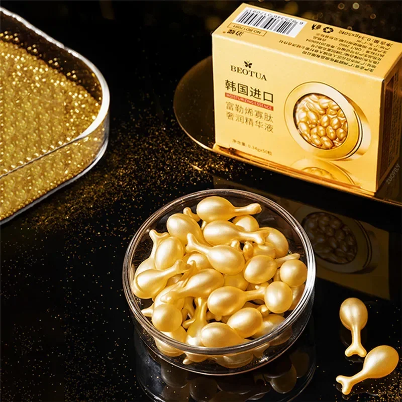 20/50Pcs Hyaluronic Acid Capsules Serum Hydrating Repair Moisturizing Essence Liquid Facial Deeply Nourishes Skin Care
