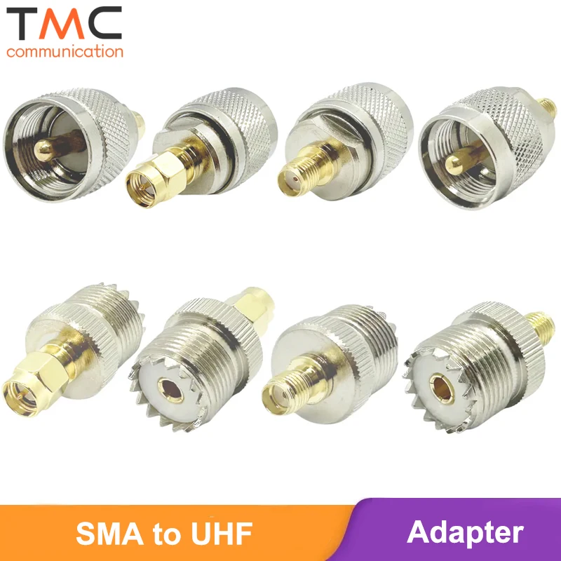 Adaptador UHF SMA PL Hembra Adaptador SMA Macho A PL UHF Hembra SO239 - Para Radioaficionados, SDR, QO100, Meshtastic Conector Para SDR Meshtastic - Foto 7
