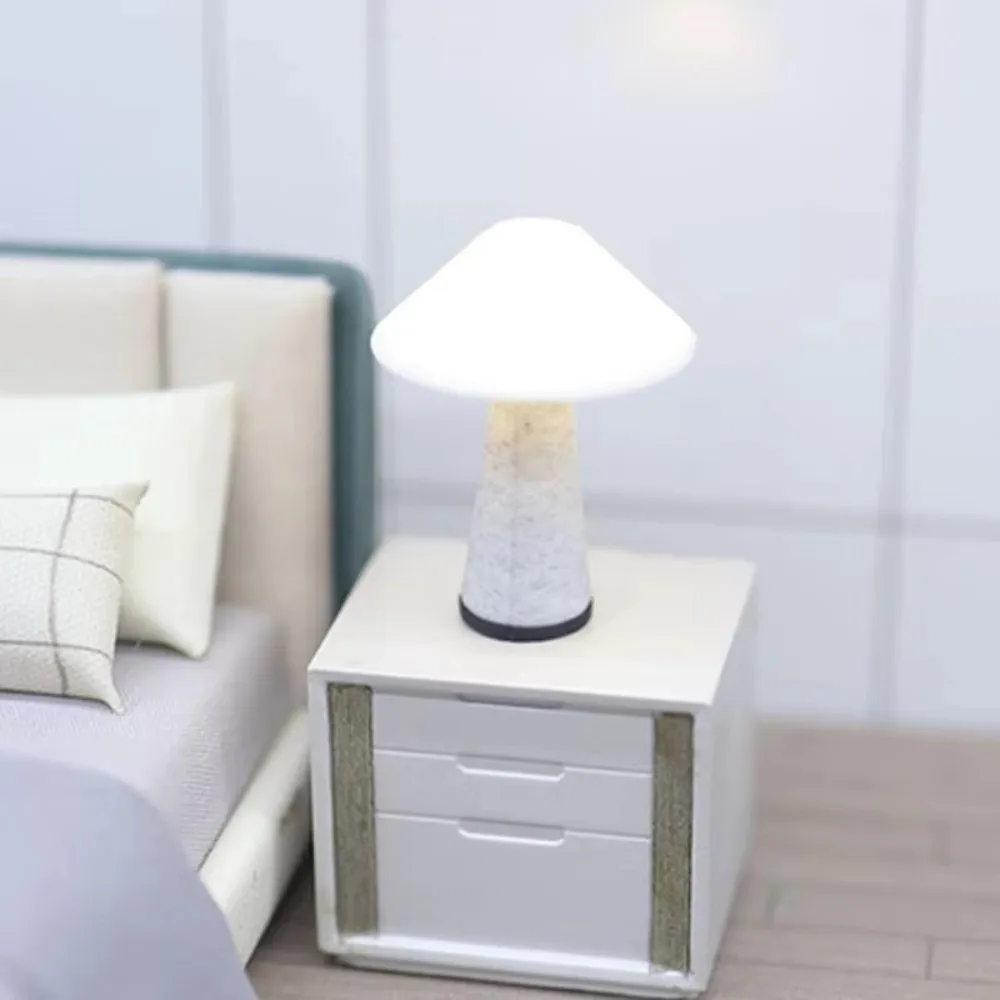 Miniature Dollhouse Desk Lamp Plastic DIY Accessories