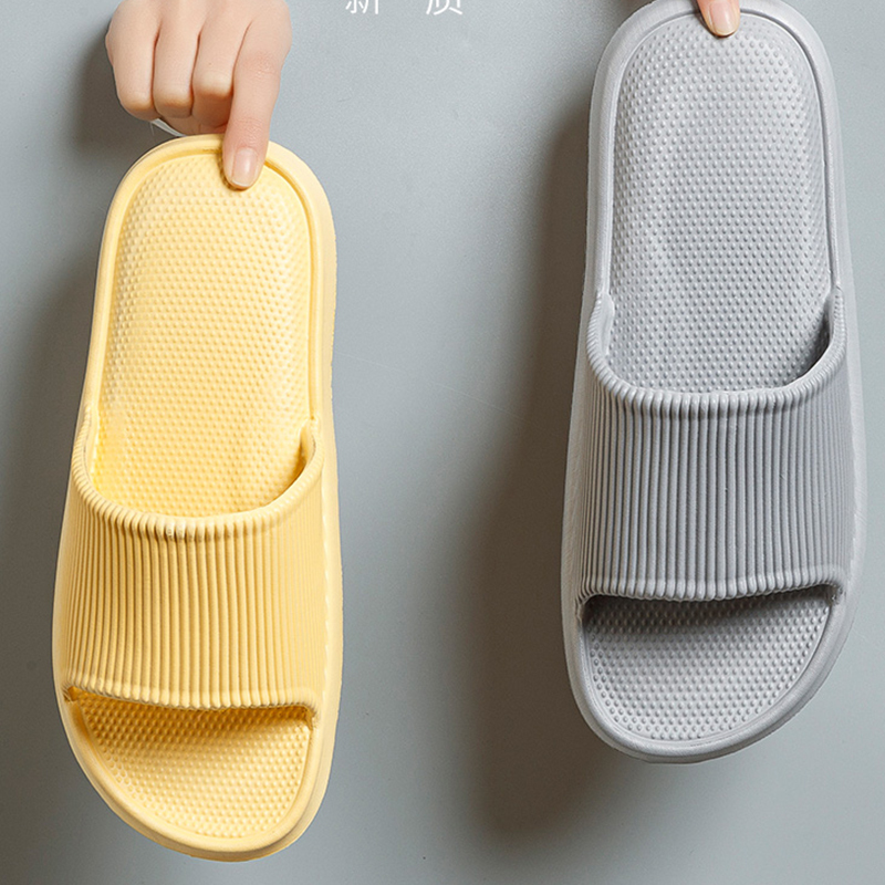 Women Slippers Thick Platform Bathroom Home  Fashion Soft Sole EVA Indoor Slides Woman Sandals 2025 Summer Non-slip Flip Flops