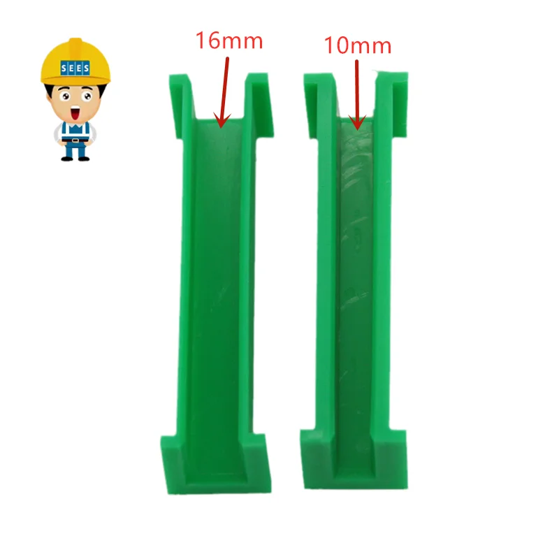 SEES 10pcs 너비 10/16mm 길이 130mm 엘리베이터 가이드 슈 인서트 Kne 1LOT = 10PCS 엘리베이터 부품 사용