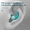 Silicone Noise Cancelling Earplugs Noise Filter Sleep Swimming Waterproof Three Layer Mute Earplugs 5