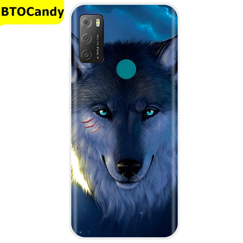 Painted Case For Alcatel 1S 2021 6025H Case TPU Soft Silicone Cover Phone Case For Alcatel 1S 2021 Case Tpu Cover Bumper Coque waterproof cell phone pouch Cases & Covers