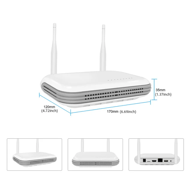 4MP WIFI Surveillance Camera System 5XDigital Zoom Wireless PTZ Camera Set 8CH NVR Kit Two Way Audio Outdoor Security System - Image 6