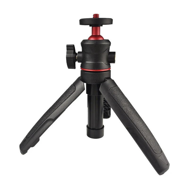 Mini Extendable Desktop Tripod Handle Grip Stand With Flexible Ballhead 1/4 Inch Screw Extend Mount for Camera GoPro Insta360 X4