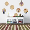 Bamboo Paper Plate Holder - 10 Inch Round Woven Plate Holder, Reusable Paper Plate Holders For Picnic Party 4