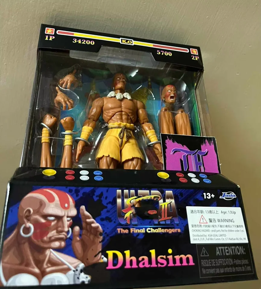 在庫あり本物の JADA TOYS SF ダルシム可動モデルゲームアニメフィギュアモデルおもちゃ収集インド僧侶 - AliExpress