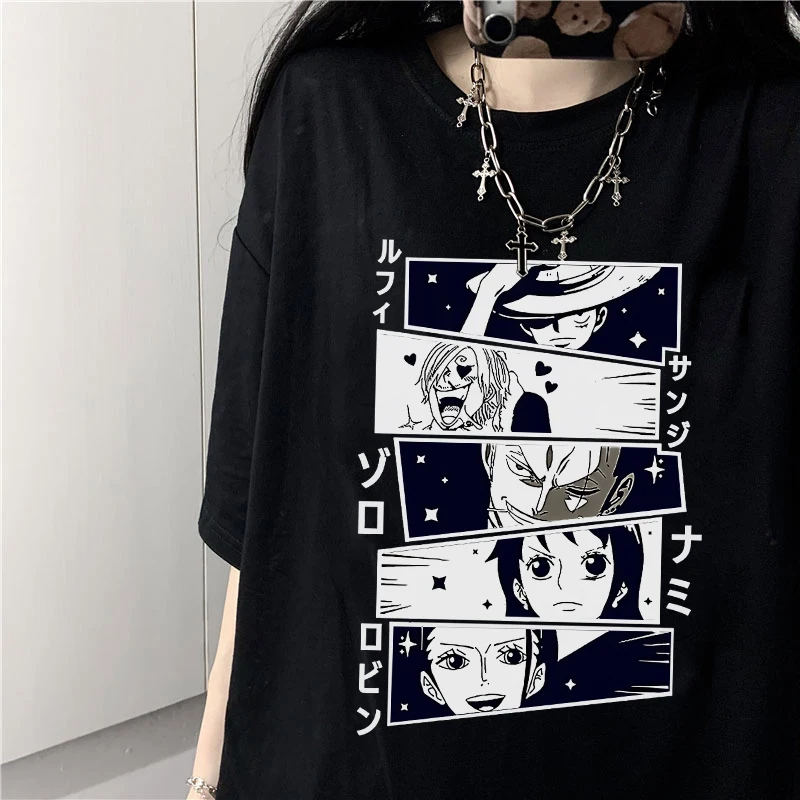2198- camisetas animes one piece coração