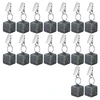 16PCS Tablecloth Weights With Metal Clip, Cube Table Covers Pendant Stones, Marble Table Cloth Weights For Decoration 1