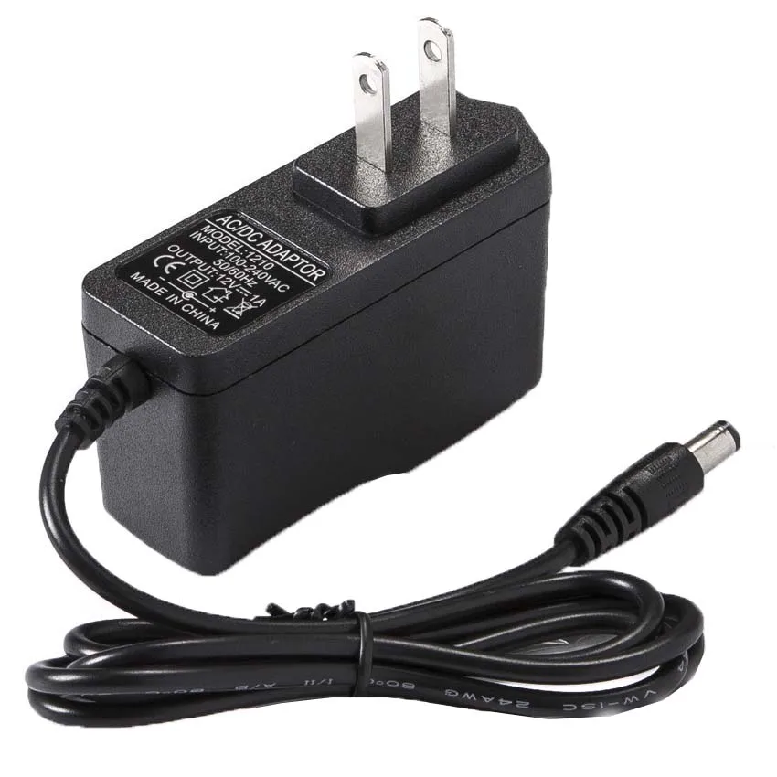 US AC Power Adapter American 5V6V7V7.5V9V12V 0.6A 1A 1.5A 2A US AC Power Switch Adapter Monitor Led Strip DC Power Adaptor Charger 5.5*2.1mm 2.5mm