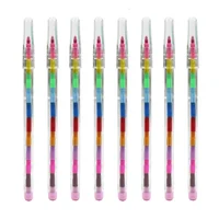 4Pcs 10colors DIY Replaceable Crayons Oil Pastel Creative Colored Pencil Graffiti Pen For Kids Painting Drawing Cute Stationery 1