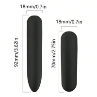 Mini 10-Vibrationsfrequenz-Vibrator, USB wiederaufladbar, wasserdicht, magische Massage, leiser Vibrator, Körpermassagegerät für Frauen 3