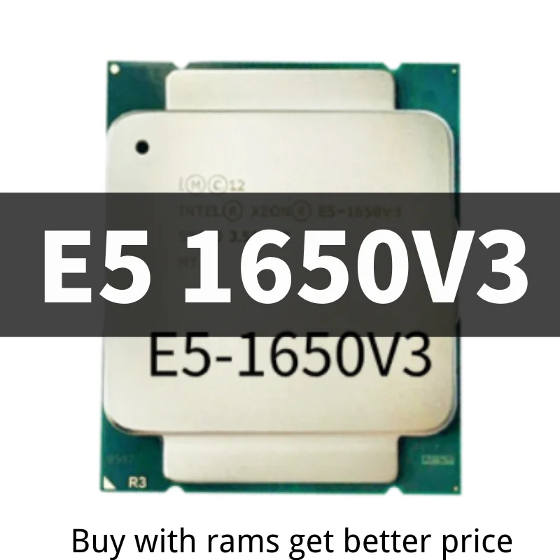 Оригинальный процессор Xeon E5 1650 V3 3 5 ГГц 6-ядерный 6-поточный 15 Мб кэш-памяти LGA2011-3