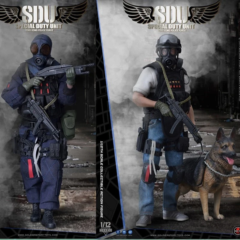 

Soldier Story SSM-002 1/12 Scale SDU Assaulter Hong Kung K9 Team Member Full Set For 6 Inch Action Figure Toys Dolls Collection