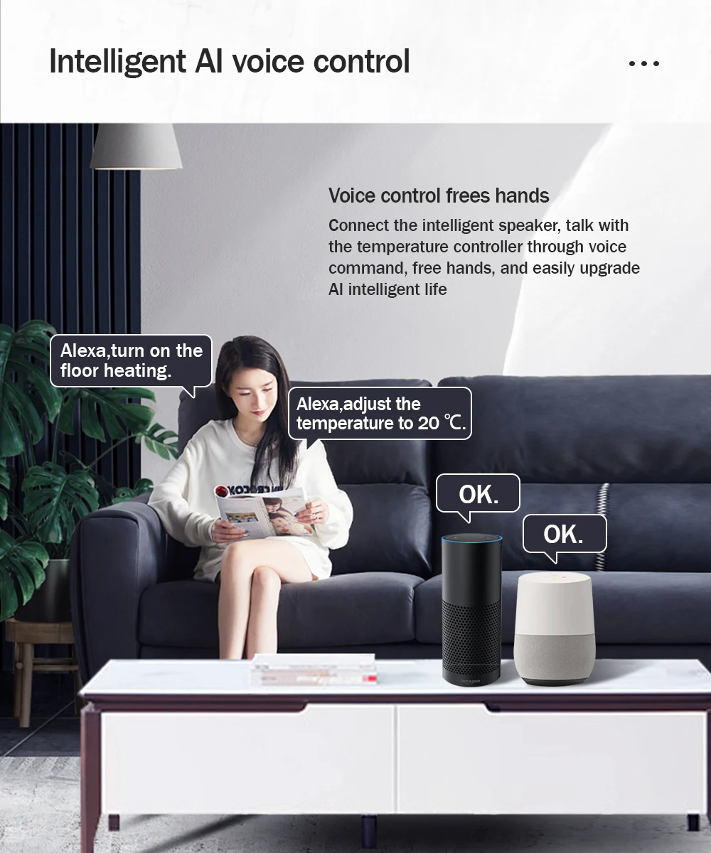 M4 TUYA WiFi Smart Thermostat Temperature Controller for Floor Heating TRV  Water Gas Boiler Remote Control by Alexa Google Home - AliExpress