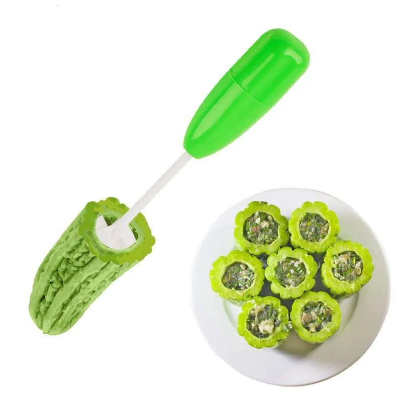 Vegetable core digger vegetable fruit hollowing out fruit kitchen multifunctional gadget digging hole core remover fruit vegetable corer