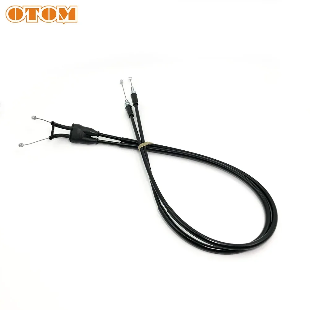 OTOM Motorcycle Throttle Cable Accelerator Pull Line Fuel Pipes Steel Wire For KTM HUSQVARNA EXC SXF XCF FE FC 250 350 450 500 motorcycle throttle cable