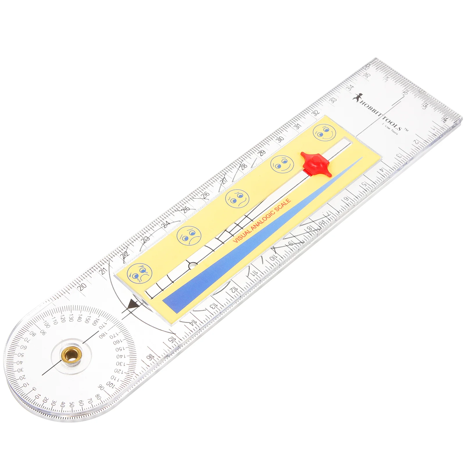 Angle Finder Tool Finger Goniometer Measuring Rotary Medical Abs Ruler Hospital Folding aluminium alloy angle ruler finder measuring ruler 6 fold perforated mold template tool locator drill guide tile hole glass tile