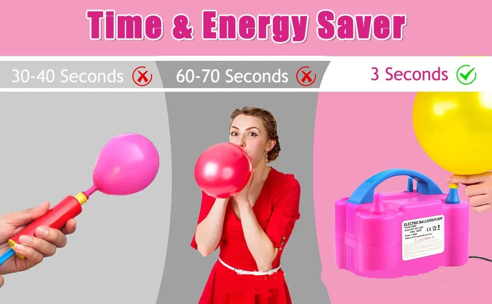 600W High Power Electric Balloon Pump - EU Plug