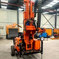 New Arrival Trailer Type Mounted DTH Borehole Drill Water Well Drilling Rig Machine For Sale 1