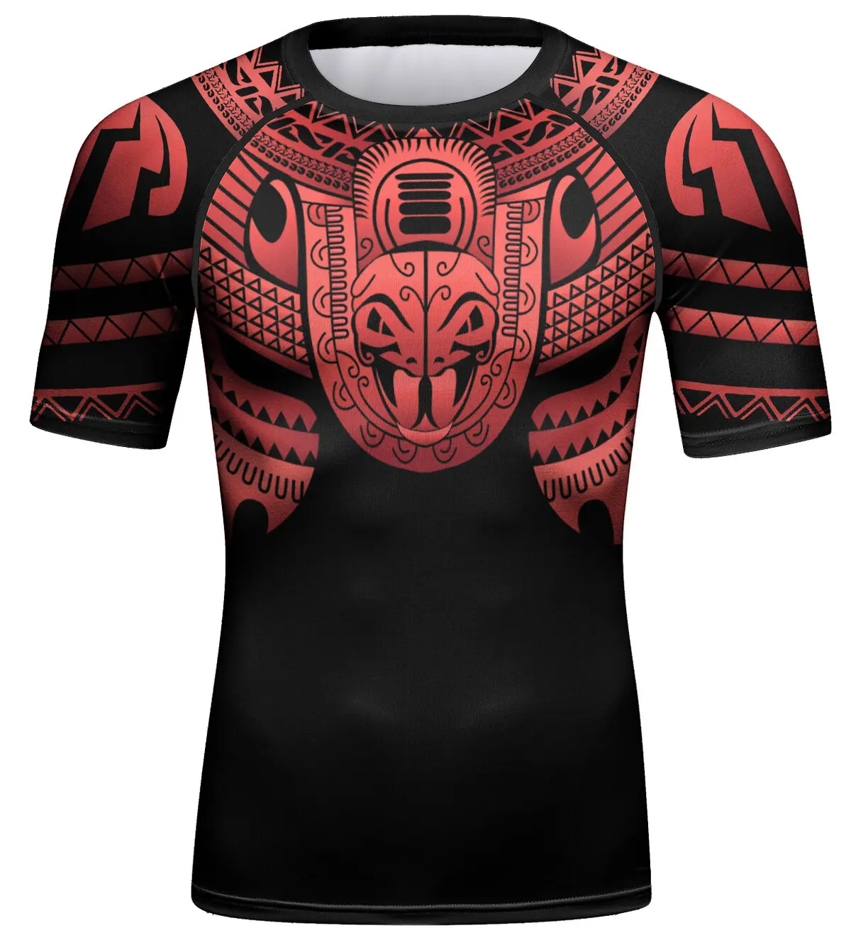 

Men's Compression Shirts Short Sleeve Printing Dry Fit T Shirt Fitness Running Athletic Workout Sports Baselayer Tee (221548)