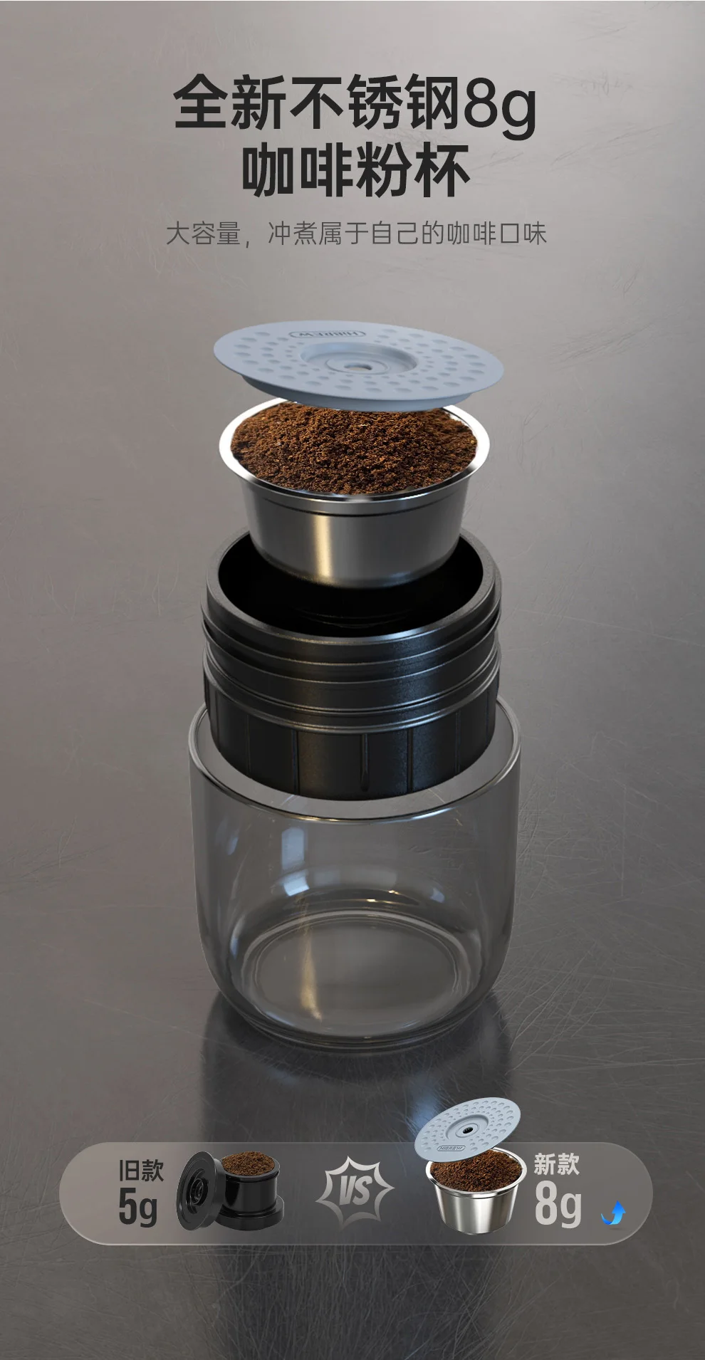 ماكينة قهوة محمولة هاي برو H4A للتخييم