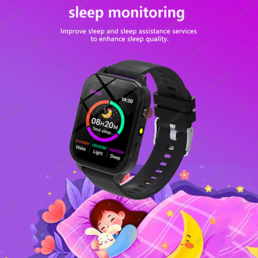 2026 New Smart Watch For Children Hd Touch Screen Camera 18 Games Sleep Monitoring Alarm Clock Calculator Birthday Gift Boy Girl, Alina Gadgets